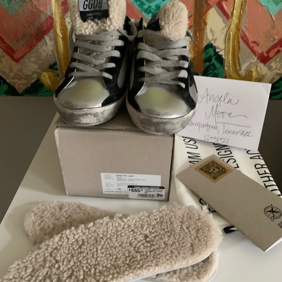 Golden Goose GGDB Laminated Superstar Sabots 36 - Picture 3 of 5